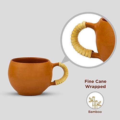 Rare Planet Terracotta Chai Cup - Set of 4, Multicolour 3