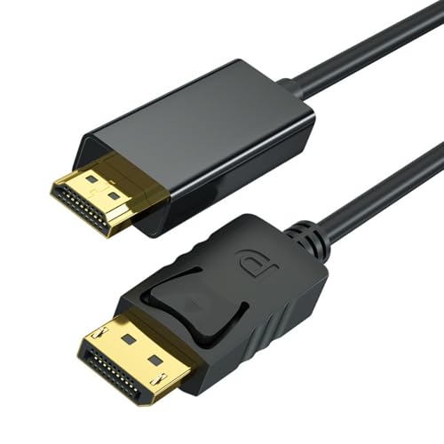 Akkerds DP to HDMI 4K HDA_v^ Rs[^fBXvCڑ rfI` DP to HDMI 1.8m (ubN)
