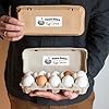 3 in 1 Total 1200pcs Fresh Farm Egg Egg Stickers Set Include 500pcs Farm Fresh Eggs Carton Labels 200pcs Handling Instruction Cards 500pcs Please Return Eggs Carton Labels Stickers