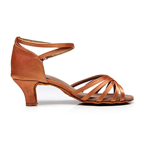 LIOOBO Sapatos de dança latina para mulheres meninas Sapatos de tango sapatos de dança de salão (5 c