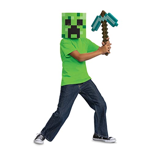 Disguise Conjunto de acessórios Minecraft máscara Creeper e de diamante Minecraft - conjunto de acessórios Minecraft - tamanho único - para crianças 3 anos +