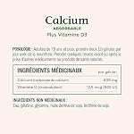 NATURE'S BOUNTY Calcium Plus Vitamin D3, Absorbable, 1200 mg, Helps Bones & Teeth, Softgels, 268 g