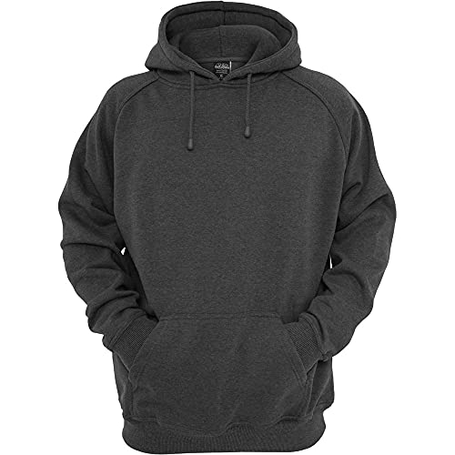 Preisvergleich Produktbild Urban Classics Herren Blank Hoody Kapuzenpullover, Charcoal, 4XL