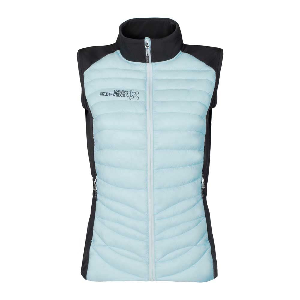 Rock Experience REWV00651 TEQUILA HYBRID Gilet sportivo 2285 QUIET TIDE+0208 CAVIAR XS