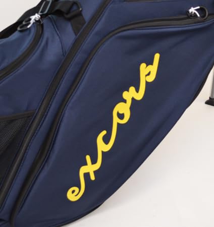 Amazon | excors [エクスコアーズ] Stand Bag Navy/Neon Yellow