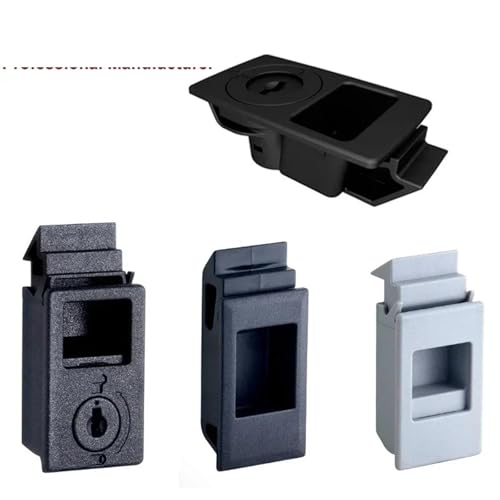 Serrure à pince pour armoire noire MS552 H protégez vos placards de cuisine - 4