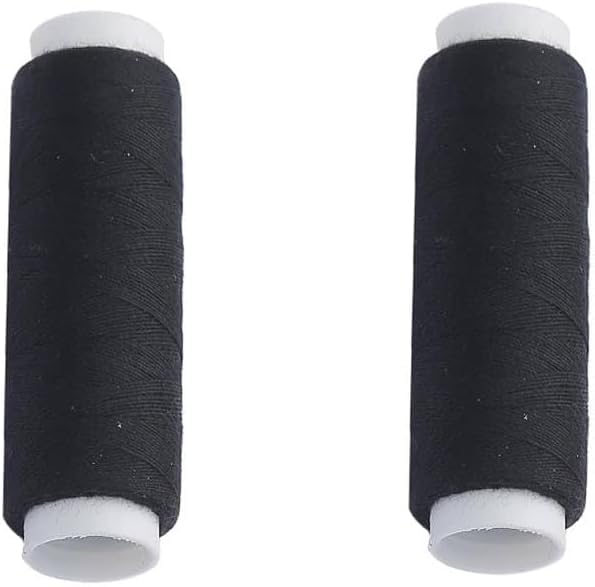BRITECOStrong Polyester Sewing Thread - Black, 100m Length, Durable Stitching Thread for Hand and Machine Sewing, Ideal for All Fabric Types