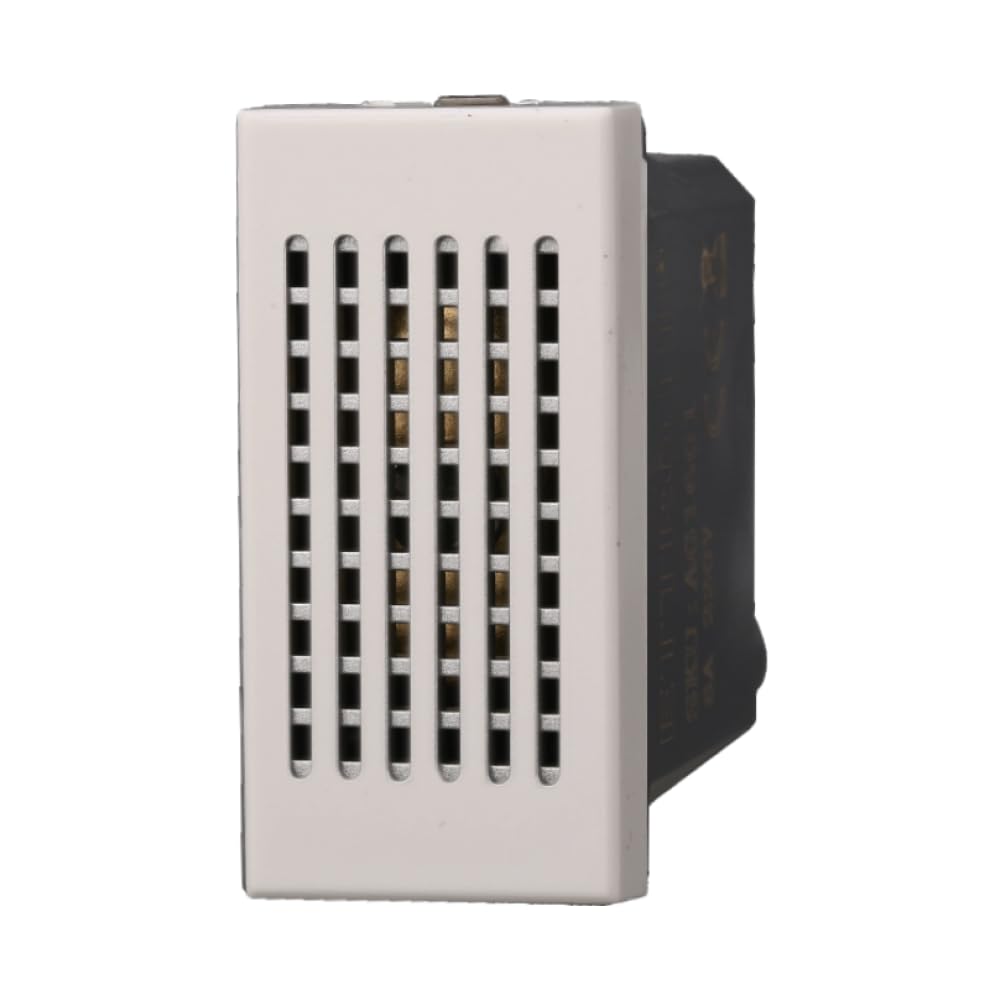 10x Suoneria, campanello, Moduli Bianchi, Compatibile Con BTicino Axolute, frutti, interruttori, pulsanti, deviatori, dimmer, sensori, PIR, buzzer, Per Placche originali e compatibili