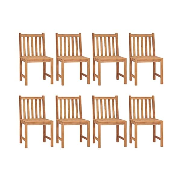 Garten Essgruppe Teakholz 9-teilig