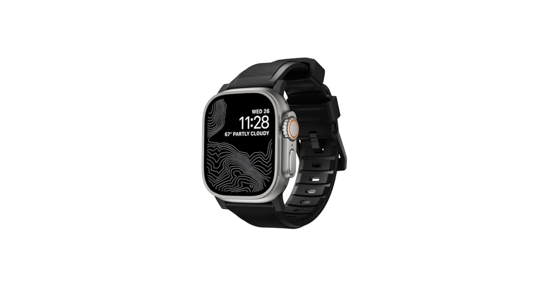 時計 NOMAD Rugged Band Apple Watch 49/45mm Amazon.com: NOMAD Rugged Band - 45mm | Silver Hardware