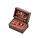Möbel Klassisches Spielzeug Kreative Geschenke für Make-up Kosmetikbox Mädchen Puppenhaus Miniatur Dressing Case Pretend Play Andenkenbox