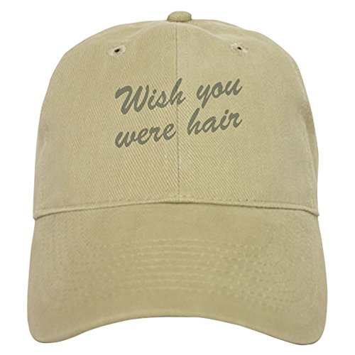 CafePress Wish You were Hair Cap Unique Adjustable Baseball Hat Khaki