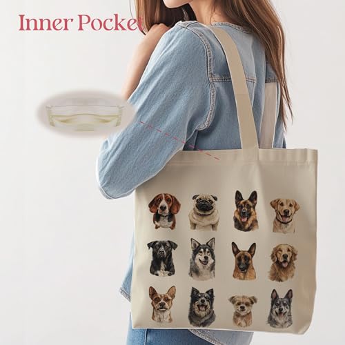 Image of Aesthetic Tote Bag for Women | Medium Size with Inner Pocket | Stylish & Practical