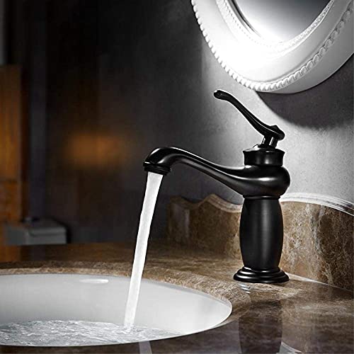 Robinets de lavabo en laiton avec double poignée eau chaude froide - 6