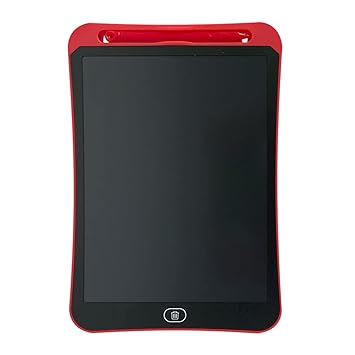 SYGA LCD Writing Pad, 15 inch Kids Doodle & Scribble Boards Erasable Writing Tablet for Kids Adults, Red