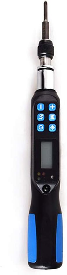 GMKD Digital Torque Screwdriver, Portable Pair Hand Screwdriver with Buzzer and Alarm Light, 1/4 Inch Drive without Torque Cable Screwdriver, Display Margin 0.05-0.5NM