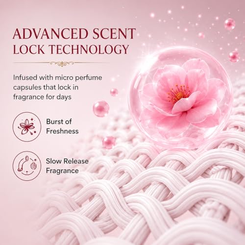 Image of Liquid Fabric Conditioner 1L | After Wash Softener for Machine &Hand Wash | 10x Long Lasting Perfume Fragrance | Anti-Static | Suitable forAll Fabrics | Men & Women (Blooso)