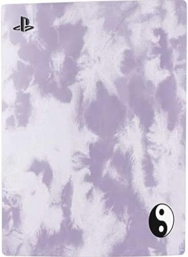 Skinit Decal Gaming Skin Compatible with PS5 Console - Purple and White Tie Dye Design