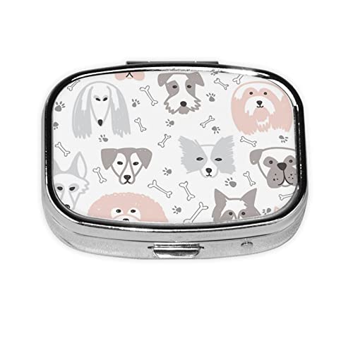 ピルケース 萌え かわいい 動物柄 薬ケース 錠剤ケース 薬入れ スクエアピルボックス ミニ 薬箱 携帯ピルケース 収納ボックス 小物入れ ピルボックス 携帯用 人気 長方形 コンパクト 薄型 小型 おしゃれ くすり整理 収納ボックス かわいい