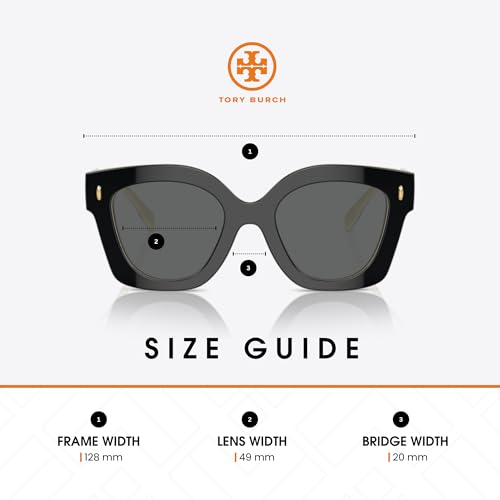 Tory Burch TY7201U Square Sunglasses for Women +BUNDLE with ACCESSORY EYEWEAR KIT4