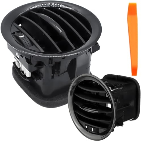 ZAMDOE 13417363 Grille de buse de Ventilation de climatisation pour Vauxhall Adam pour Opel Corsa D CDTI Turbo 2007-2015 Adam 2012-2019 Grille Ventilation Évent de Climatisation de Voiture 2 pièces