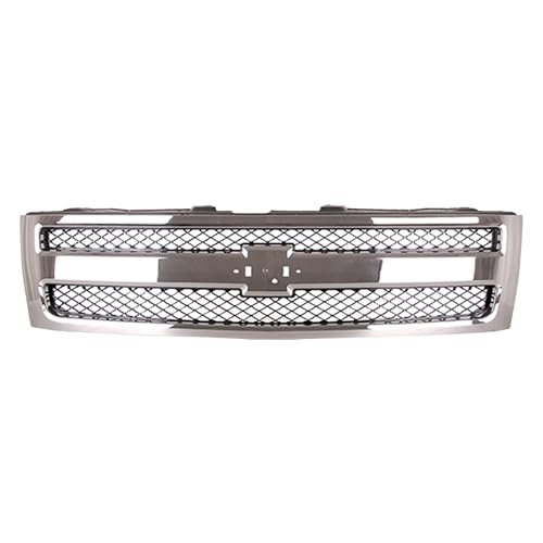 Evan Fischer Grille Assembly Compatible with 2007-2013 Chevrolet Silverado 1500 - GM1200572