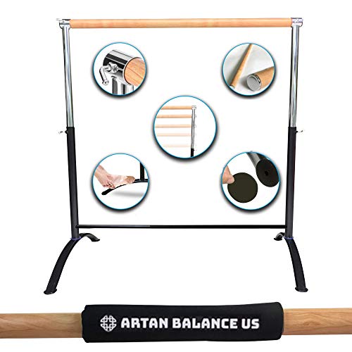 Artan Balance US Barra de Ballet portátil para casa o Estudio, Ajustable, para Adultos y niños, Equilibrio elástico, Hacer un Entrenamiento o Baile
