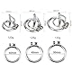 GURCIX Keuschheitsgürtel Herren mit Cockring und Metall Katheter Penis Plug Dilator Cock Cage SM Klein Edelstahl Peniskäfig Herren Extrem Bondage Keuschheit Sex Spielzeug für Männe（40mm）