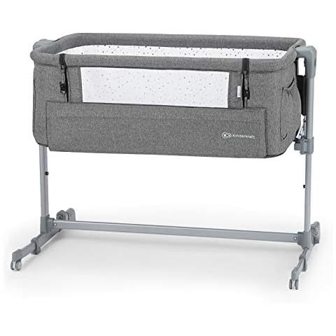 Kinderkraft Cuna de Viaje Multifuncional con Altura Ajustable y Pared Lateral Plegable Cover