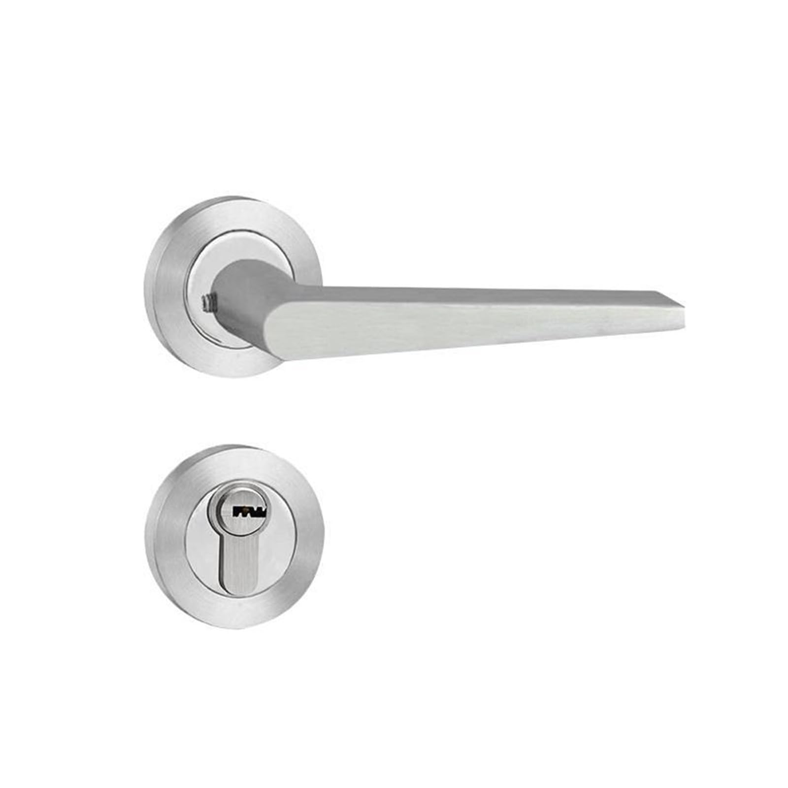Vlalamno One Color Stainless Steel Split Lock Lever Handle Office 304 Square Cover