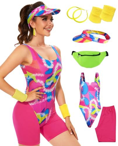 80s Workout Outfit for Women 90s Outfits Men Halloween Couples Co...