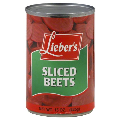 Liebers Beets, Sliced, Passover, 15-Ounce (Pack of 8)