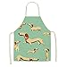 1 szt. Fartuchy kuchenne Fartuchy Fartuch bez rękawów do czyszczenia śliniaków-16,47x38cm