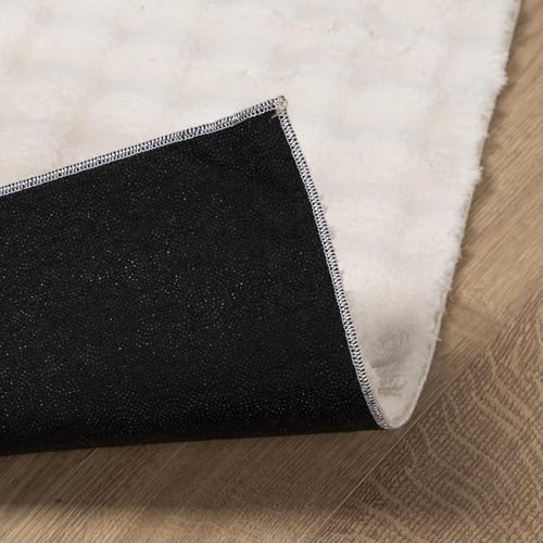 Tapis de Salon Beige 230x160 Tapis de Surface Rectangulaire Polyester - 6