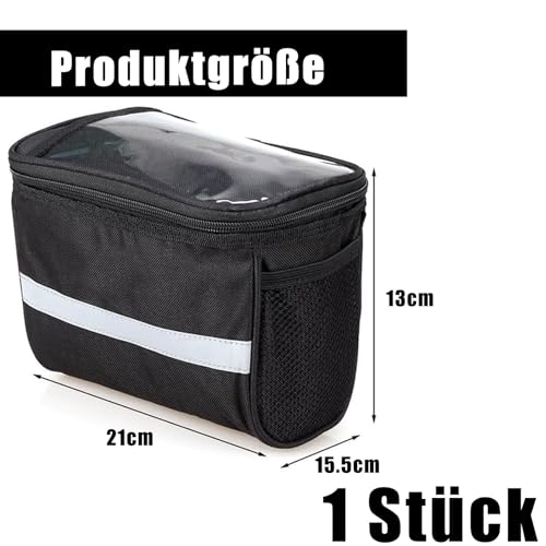 agogue Lenkertasche Fahrrad Fahrradtasche Lenker, Fahrradtasche Vorne Lenker, Aufnahme Von Gegenständen wasserdichte Fahrrad Lenkertasche Rennräder Mountainbikes Motorradtaschen Zubehör Lenkertaschen
