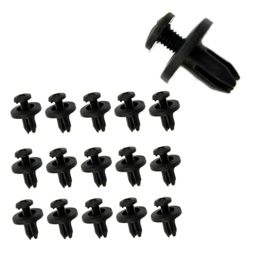 MUELODSIC 50piezas Clips De Retén Tipo Push Para Coche Unidades Resistentes Para Parachoques Molduras y Paneles Compatible Con Múltiples Marcas