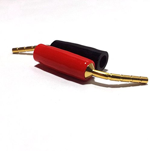 Deadbolt Flex Pin Banana Plugs for Spring Loaded Speaker Terminals, 6