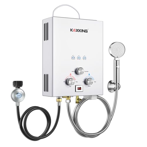 KOXKING 6L Portable Propane Tankless Water Heater