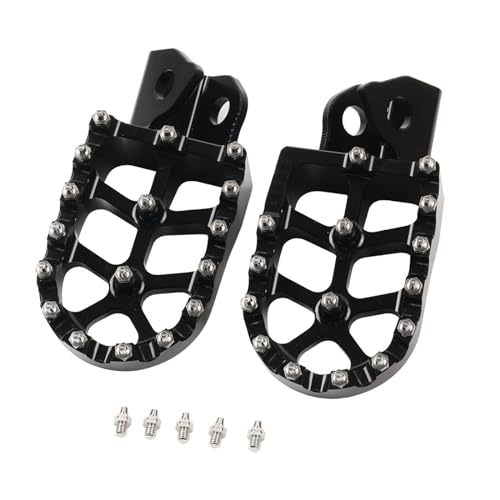 Pédales de repose-pieds moto antidérapantes noires pour WR250X et WR250R