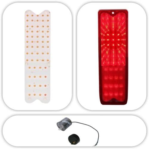 United Pacific 110126-2 67-72 Chevy GM Truck LED Tail Light Circuit Board Set with LED Flasher