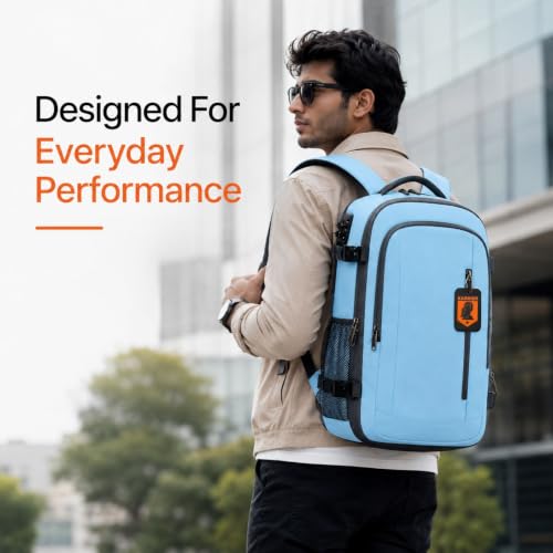 Image of KARRIER Vacuum Compression Backpack with Built-in System for Clothes & Gear Laptop Bags Backpacks for Men and Women 3-in-1 Space-Maximizing Organizer