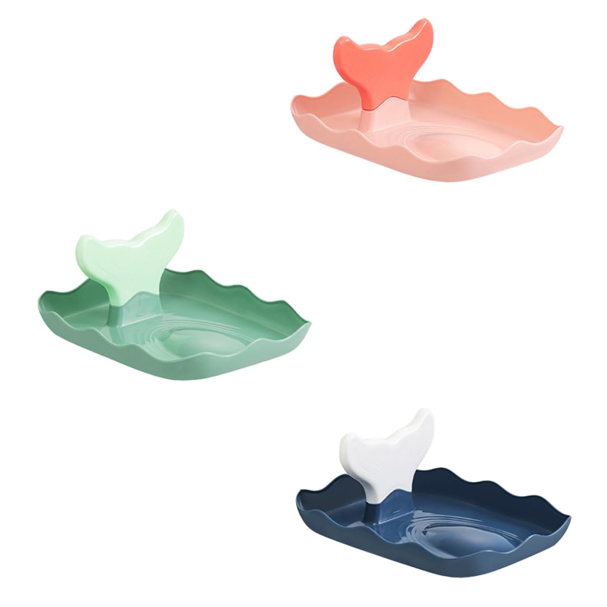 KICHOUSE 3Pcs Pot Lid Holder Assorted Color Kitchen Organizer for Covers Utensils and Stable Rack for Spatulas Ladles and More for Tidy Kitchen Storage