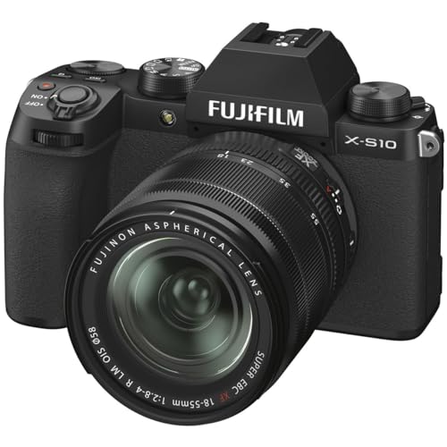 Fujifilm X-S10 Mirrorless Digital Camera XF18-55mm Lens Kit - Black