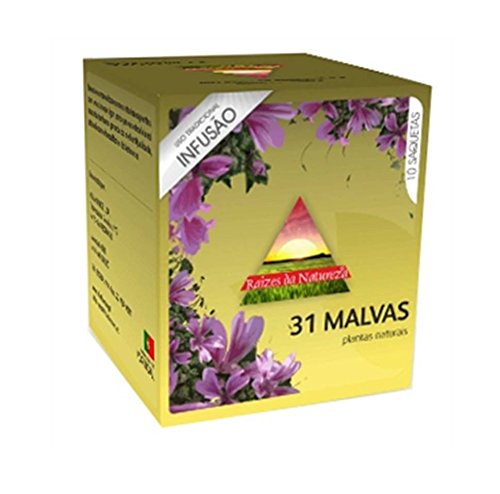 MALVA / Mallow (Malvas silvestris L) Tea bags 10 bags x 8 boxes = 80 tea bags