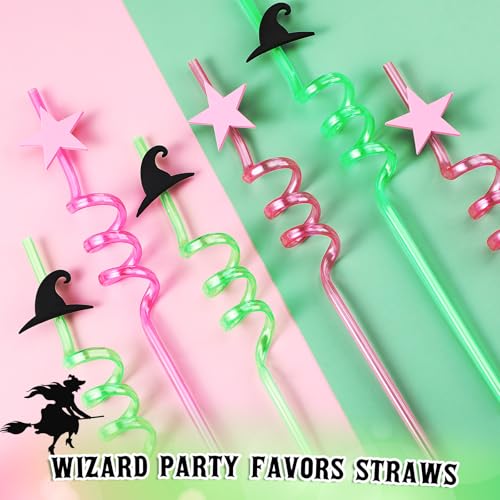 Pitillos plásticos reutilizables de fiesta, 24 unidades, rosa y verde miniatura 4