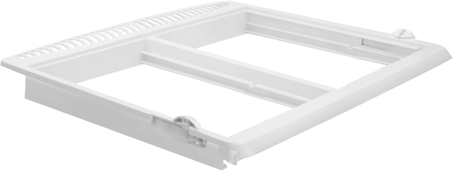 240364787 Refrigerator Crisper Drawer Cover Frame, Refrigerator Replacement Parts Drawer Cover Unit for Frigidaire Refrigerator，Refrigerator Drawer Replacement