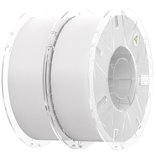 Image of Creality Hyper PLA Filament 1.75mm White 2KG, RFID 3D Printer Filament for High Speed 30-600mm /s, PLA Filament Support CFS, Fits for K2 Plus and Most 3D Printers 1kg(2.2lbs) /Spool