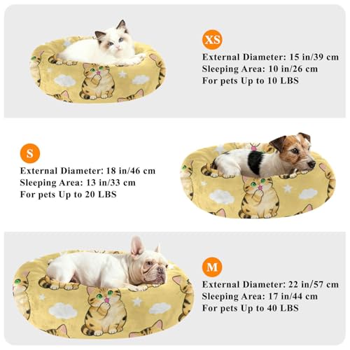 Lit chaud pour chat de taille moyenne marron en taille M - 8