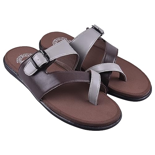 Image of DR PLUS Men's Healthcare, Diabetic and Orthopedic MCR /MCP Footwear /Sandals /Slipper /Chappal