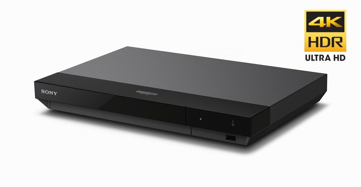Sony UBP-X700U Lecteur DVD Blu-Ray 4K Ultra HD Home Cinéma 4K, HDR10, Audio Haute résolution, Dolby Digital TrueHD/DTS, Dolby Vision, avec câble HDMI Inclus, modèle 2025